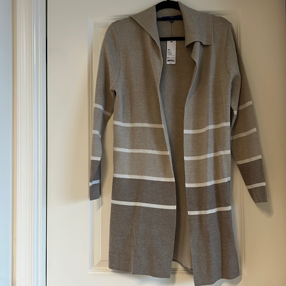 NWT striped cardigan